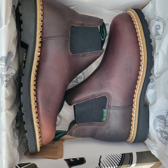 Georgia Giant Waterproof High Romeo Boot, Soft Toe, Size 7M/9W USA UK 6 GR500 - Picture 2 of 11